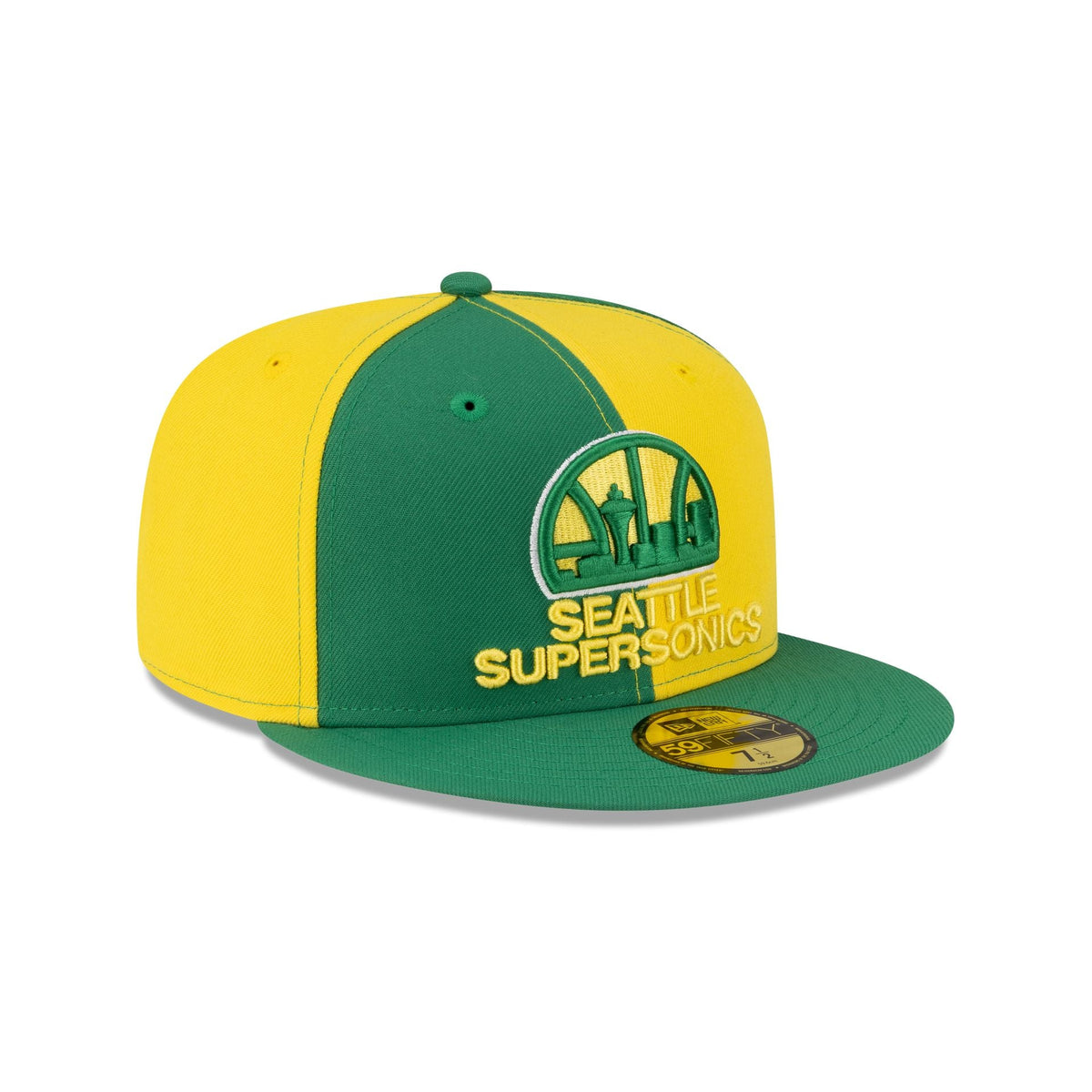 Seattle Supersonics Hardwood Classics 80s Pinwheel 59FIFTY Fitted Hat
