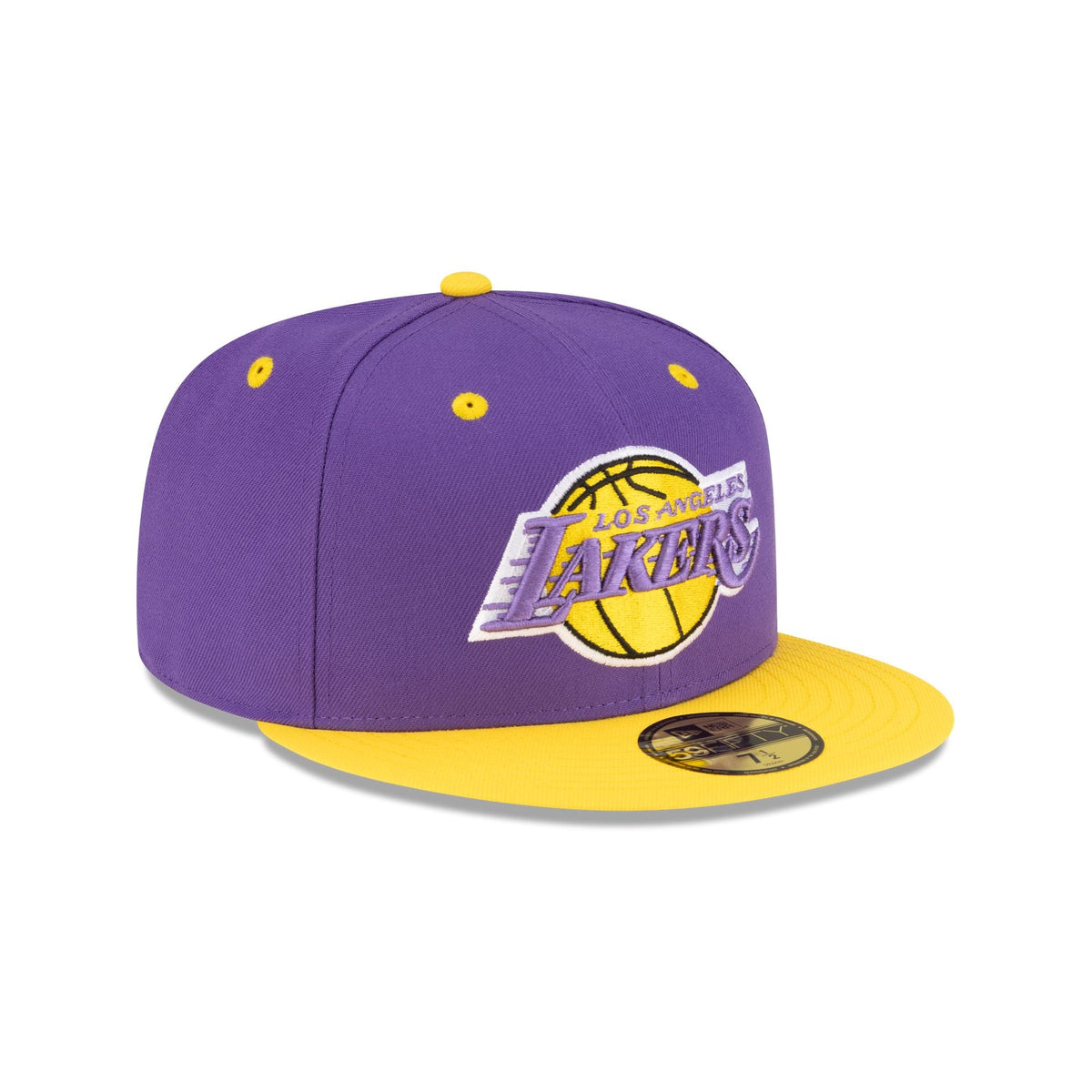 Los Angeles Lakers Hardwood Classics 80s Two Tone 59FIFTY Fitted Hat