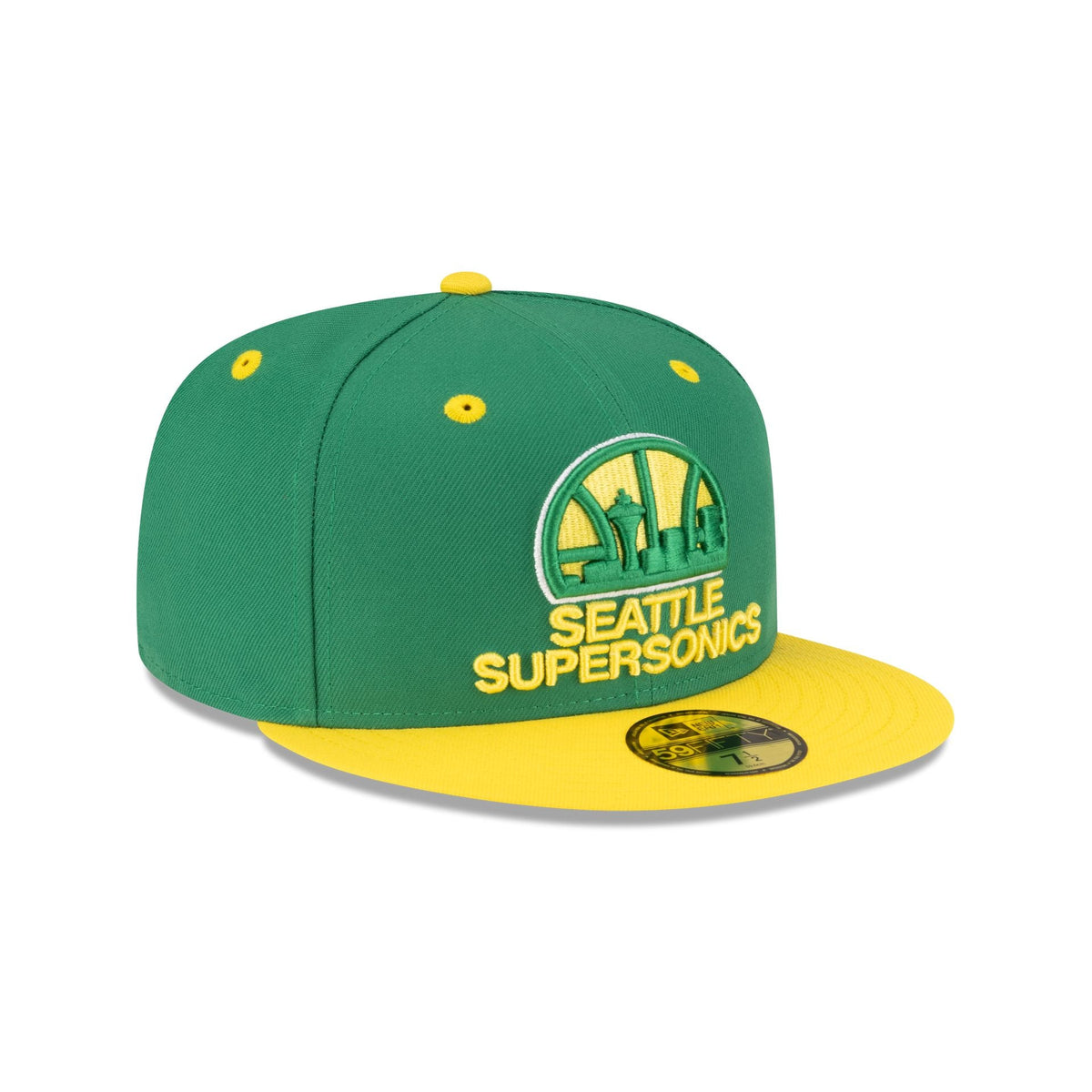 Seattle Supersonics Hardwood Classics 80s Two Tone 59FIFTY Fitted Hat