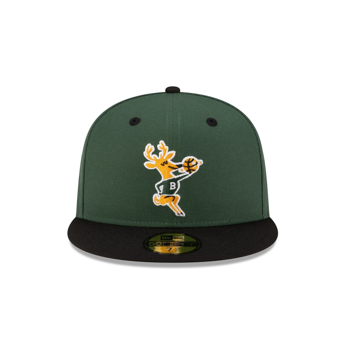 Milwaukee Bucks Hardwood Classics 80s Two Tone 59FIFTY Fitted Hat