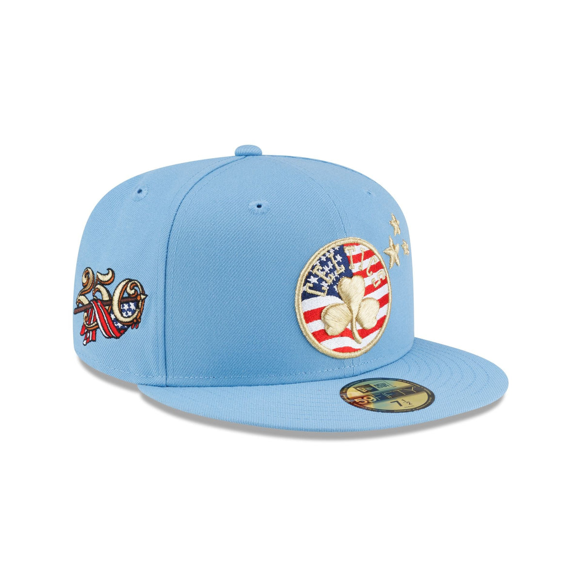 Boston Celtics Red. White & Blue 59FIFTY Fitted Hat