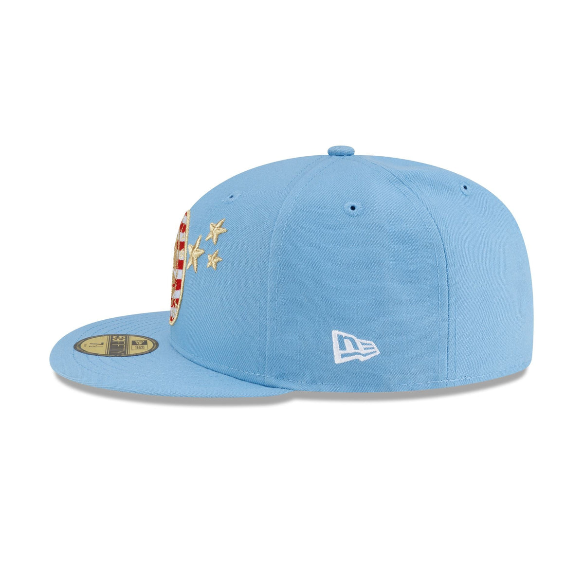 Brooklyn Nets Red. White & Blue 59FIFTY Fitted Hat