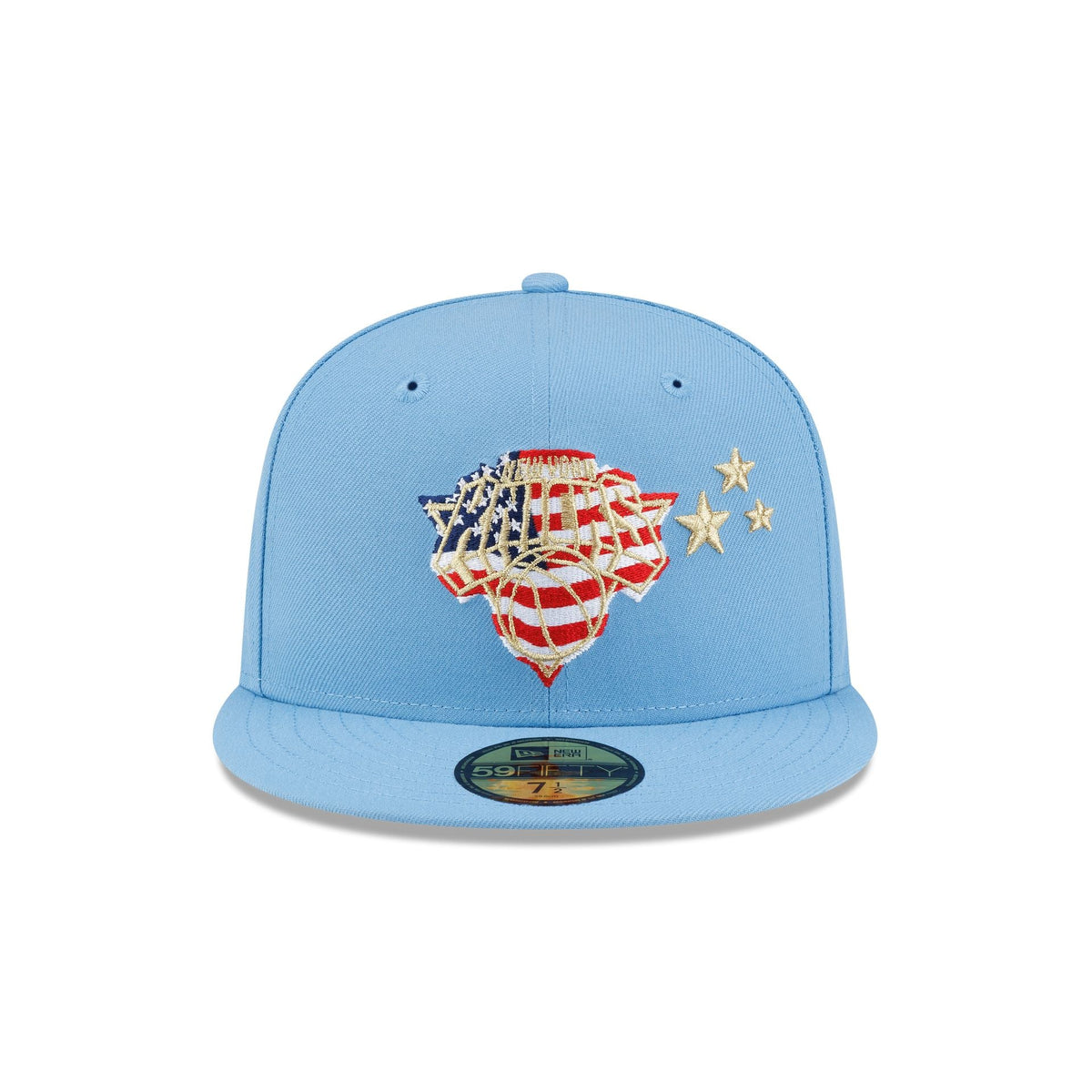 New York Knicks Red. White & Blue 59FIFTY Fitted Hat