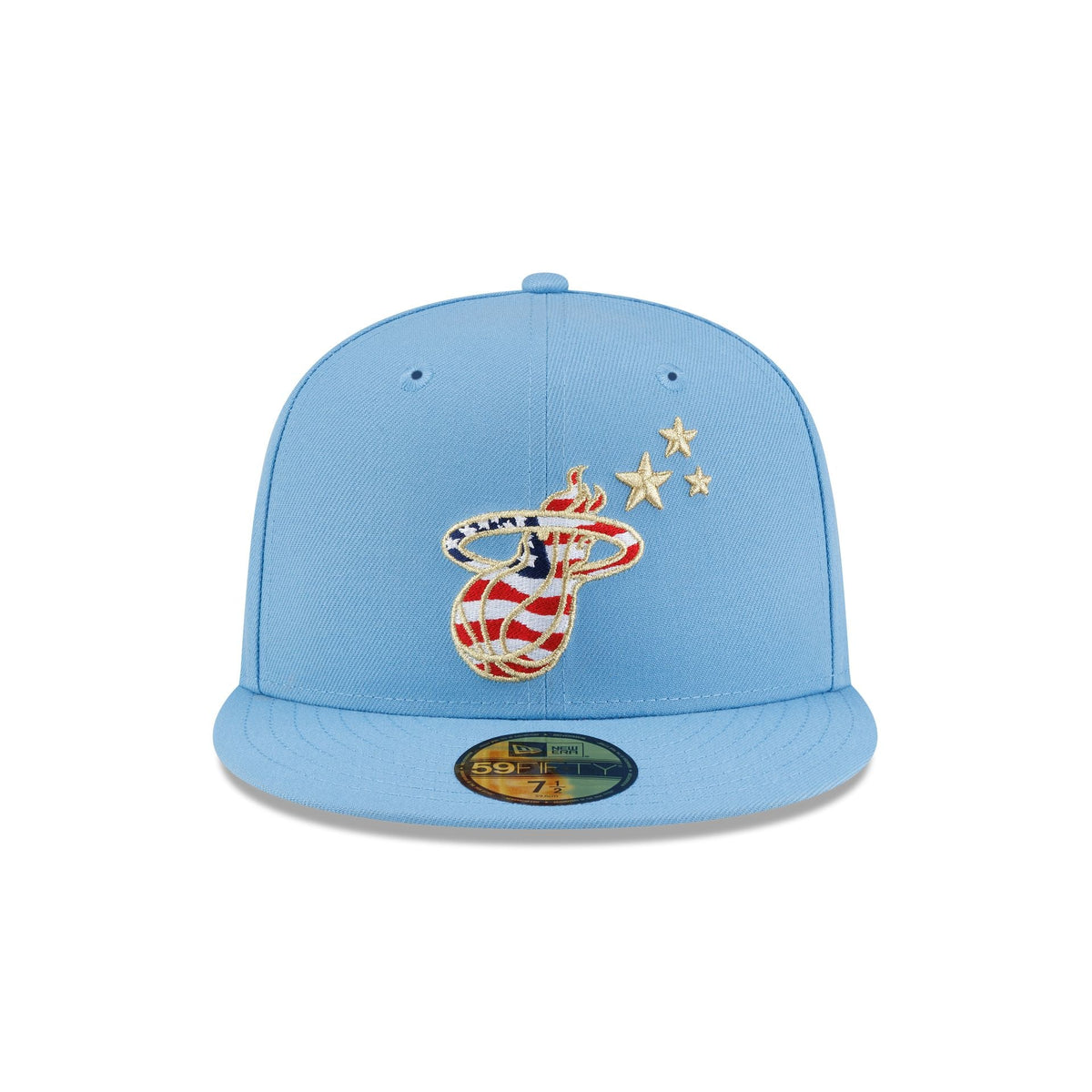 Miami Heat Red. White & Blue 59FIFTY Fitted Hat