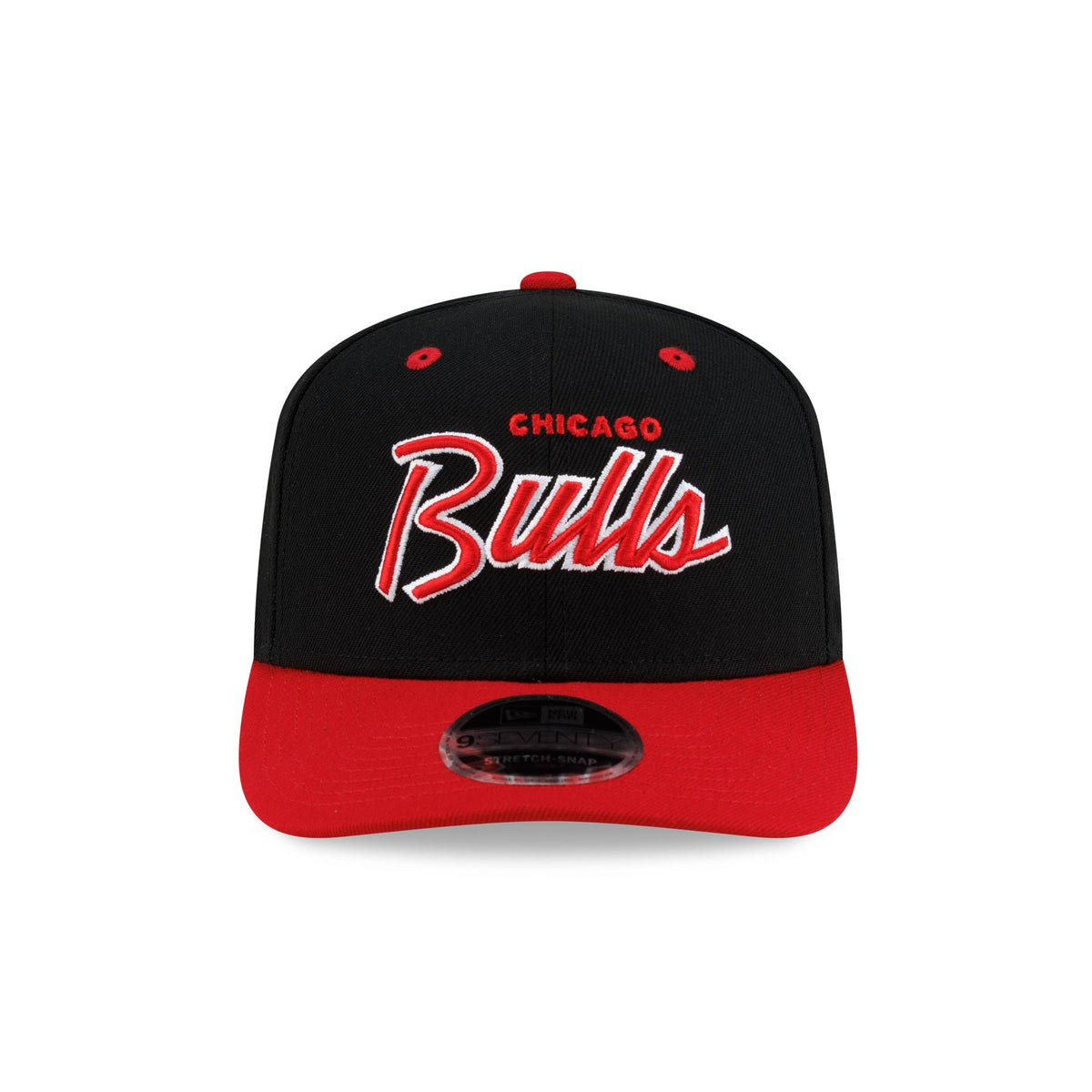 Chicago Bulls Hardwood Classics 90s Script 9SEVENTY Stretch-Snap Hat