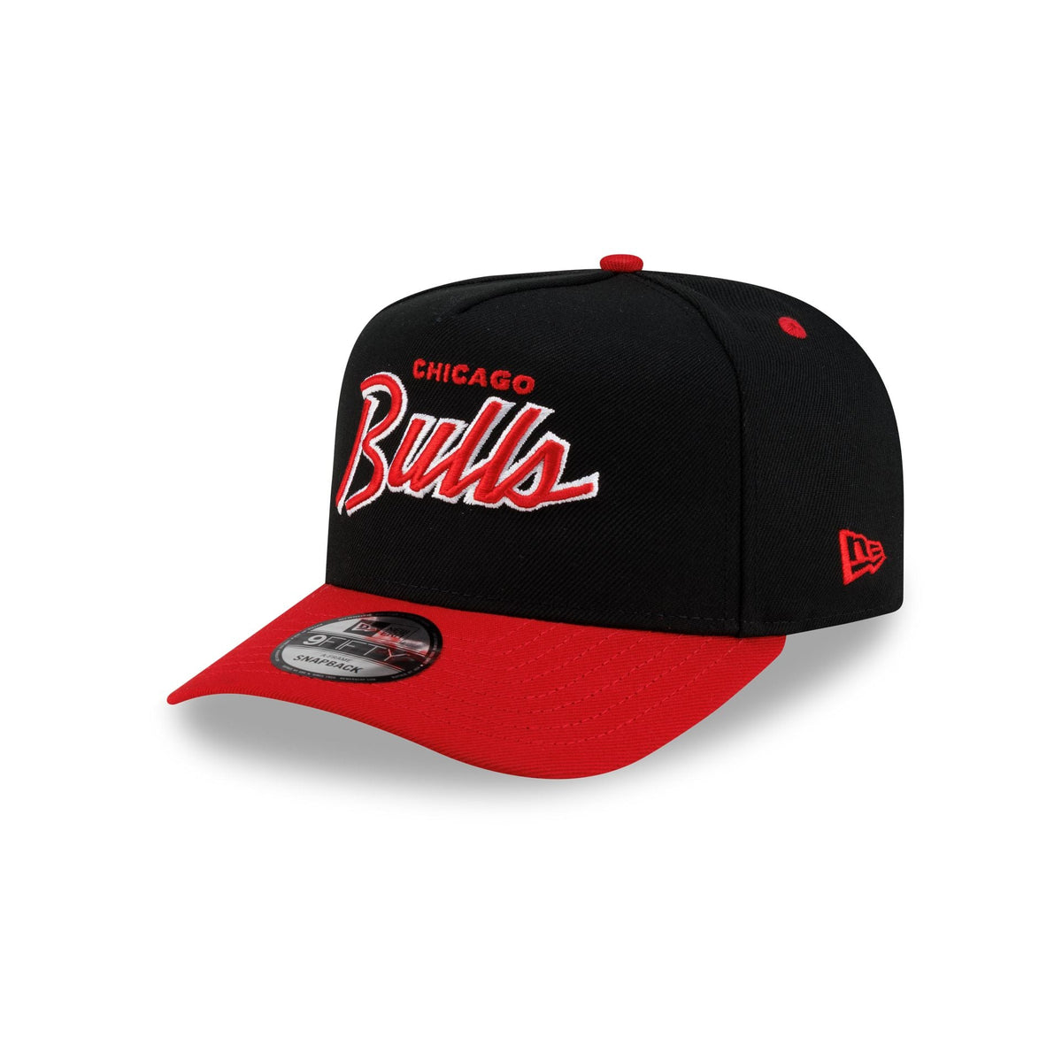 Chicago Bulls Hardwood Classics 90s Script 9FIFTY A-Frame Snapback Hat