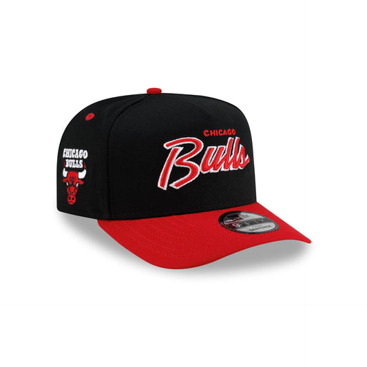 Chicago Bulls Hardwood Classics 90s Script 9FIFTY A-Frame Snapback Hat