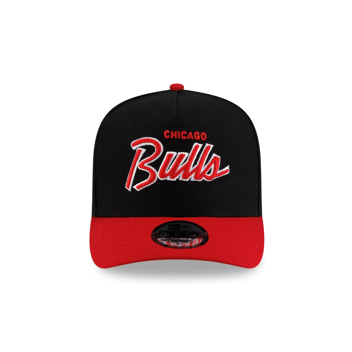 Chicago Bulls Hardwood Classics 90s Script 9FIFTY A-Frame Snapback Hat