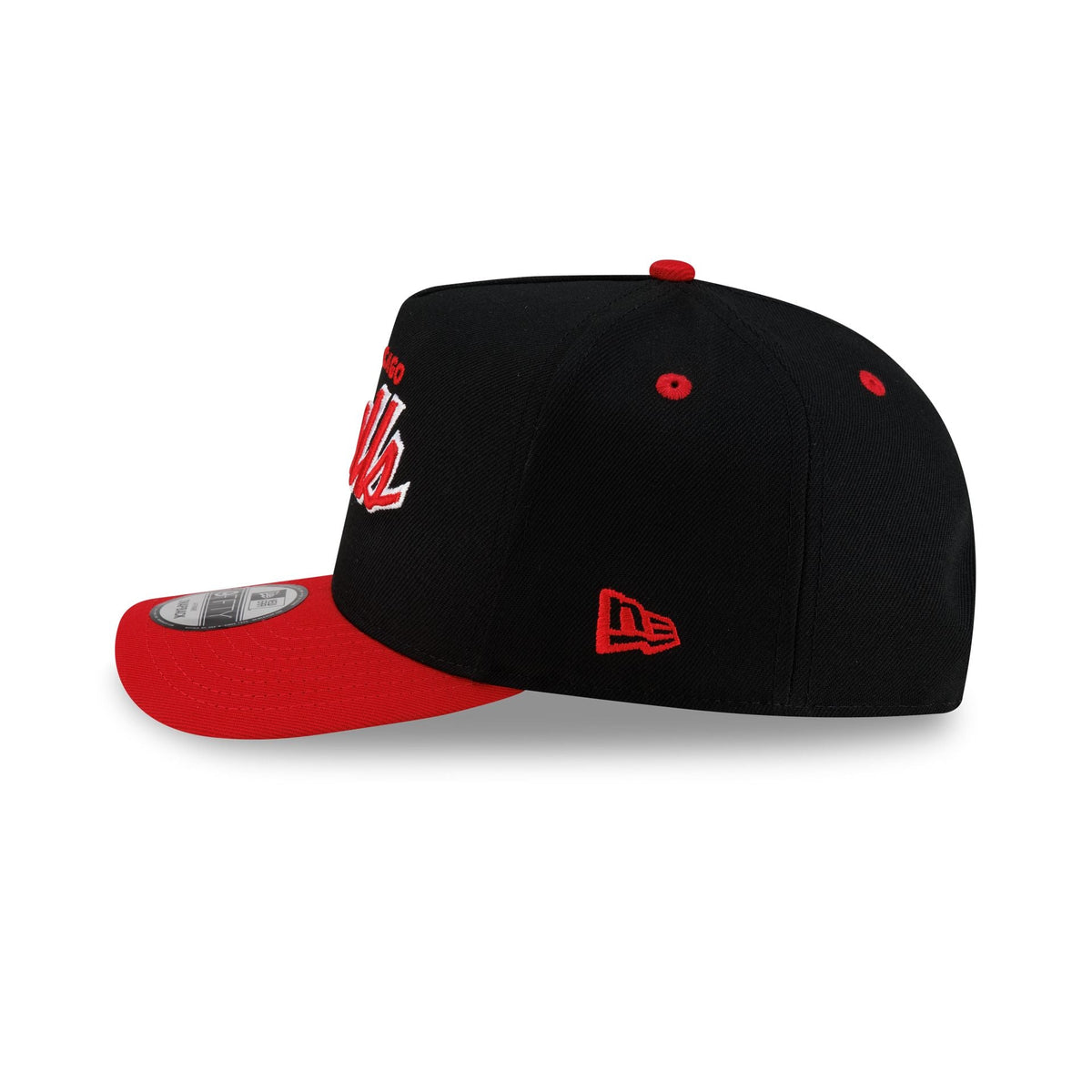 Chicago Bulls Hardwood Classics 90s Script 9FIFTY A-Frame Snapback Hat