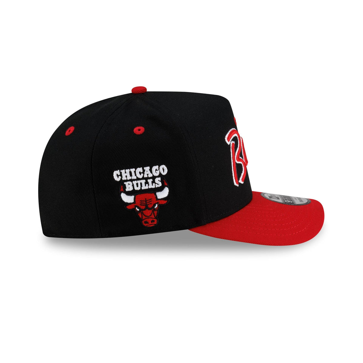 Chicago Bulls Hardwood Classics 90s Script 9FIFTY A-Frame Snapback Hat