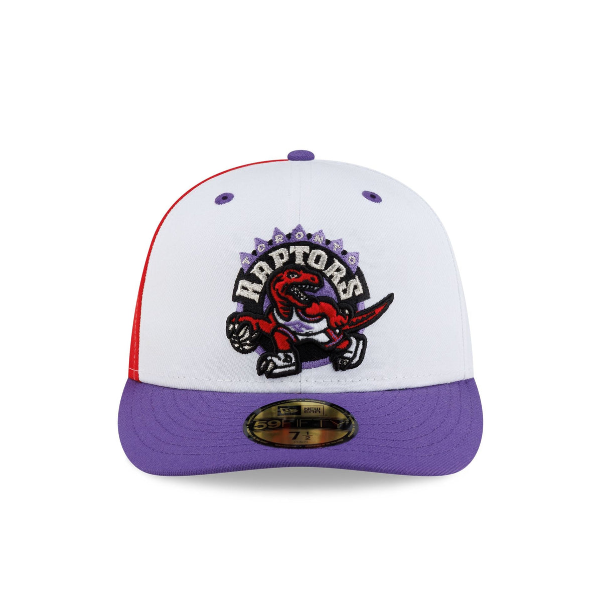 Toronto Raptors Hardwood Classics 90s White 59FIFTY Fitted Hat