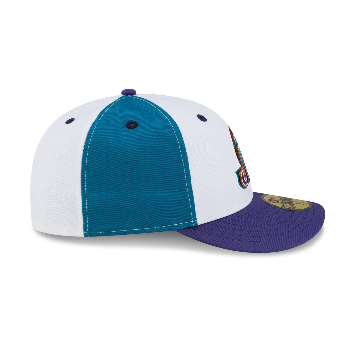Utah Jazz Hardwood Classics 90s White 59FIFTY Fitted Hat