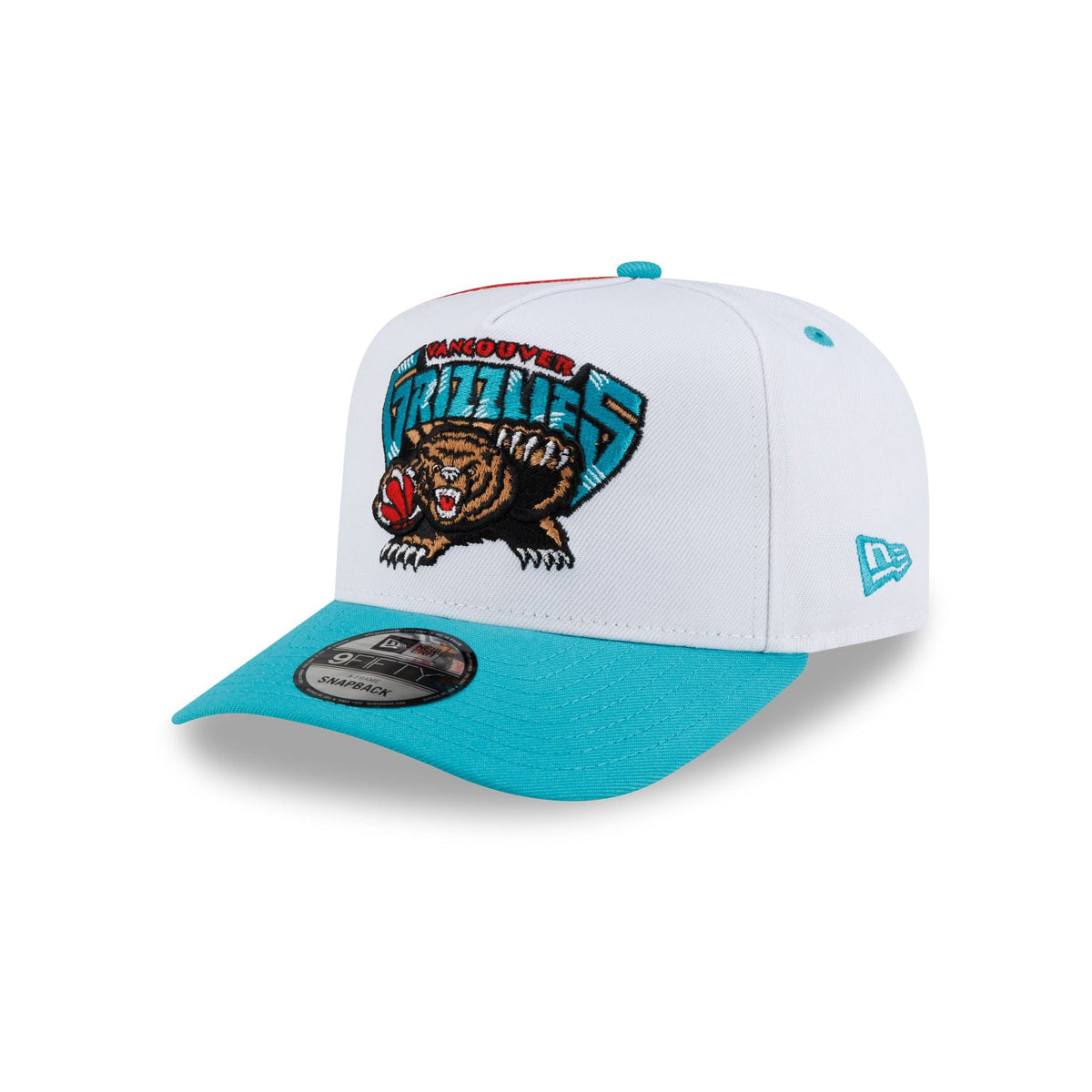Vancouver Grizzlies Hardwood Classics 90s Panel 9FIFTY A-Frame Snapback Hat