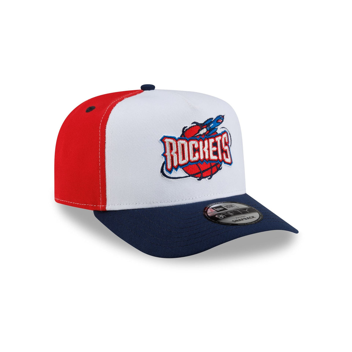 Houston Rockets Hardwood Classics 90s Panel 9FIFTY A-Frame Snapback Hat