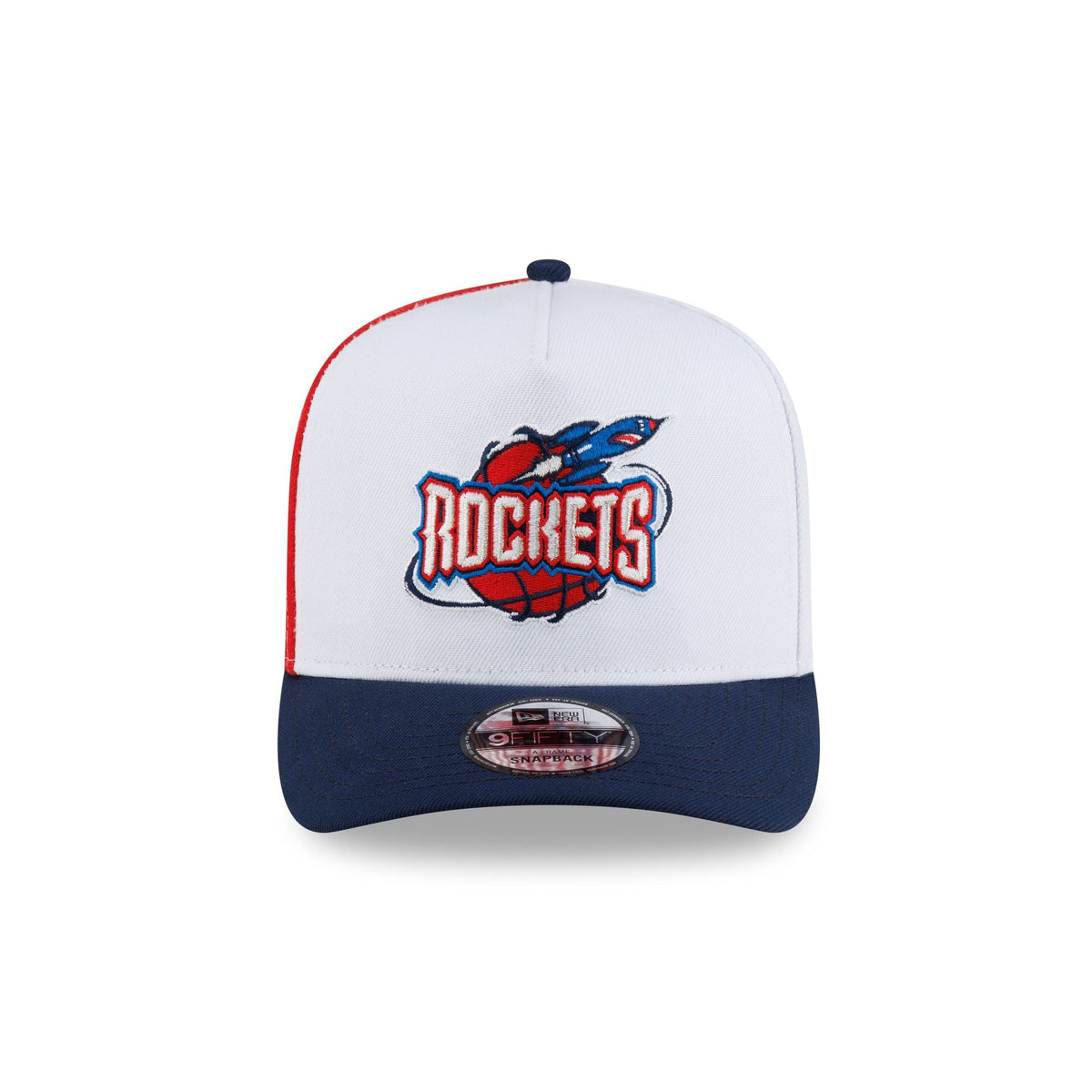 Houston Rockets Hardwood Classics 90s Panel 9FIFTY A-Frame Snapback Hat