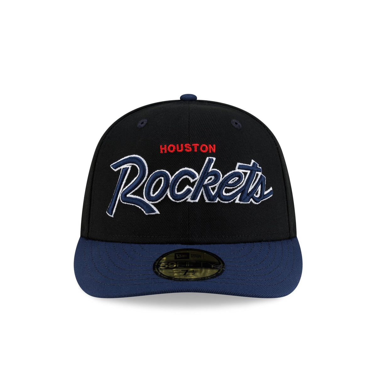 Houston Rockets Hardwood Classics 90s Script 59FIFTY Fitted Hat