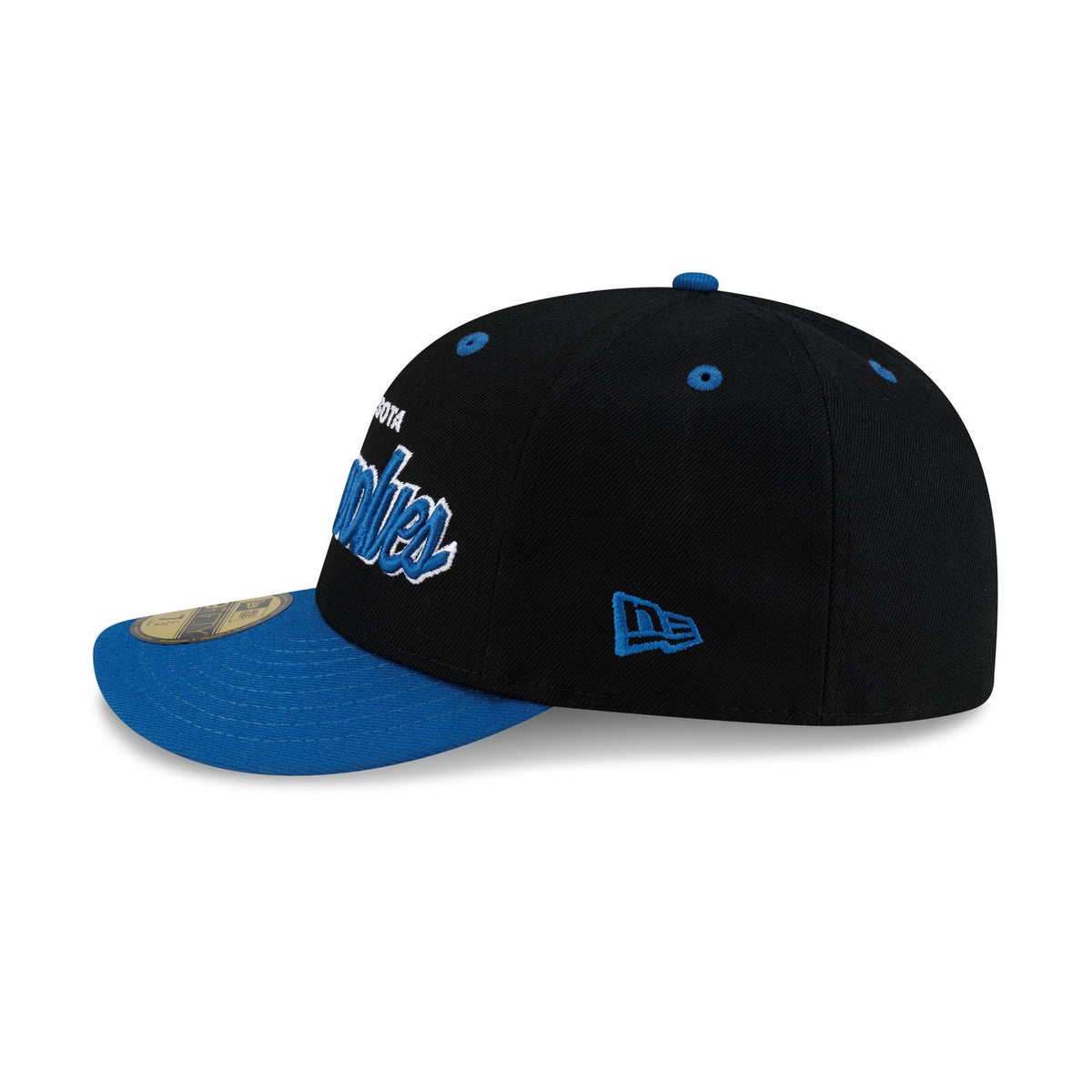 Minnesota Timberwolves Hardwood Classics 90s Script 59FIFTY Fitted Hat