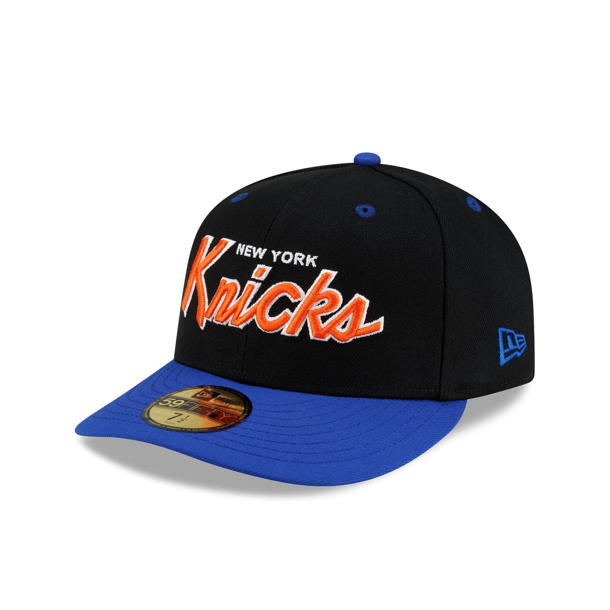 New York Knicks Hardwood Classics 90s Script 59FIFTY Fitted Hat