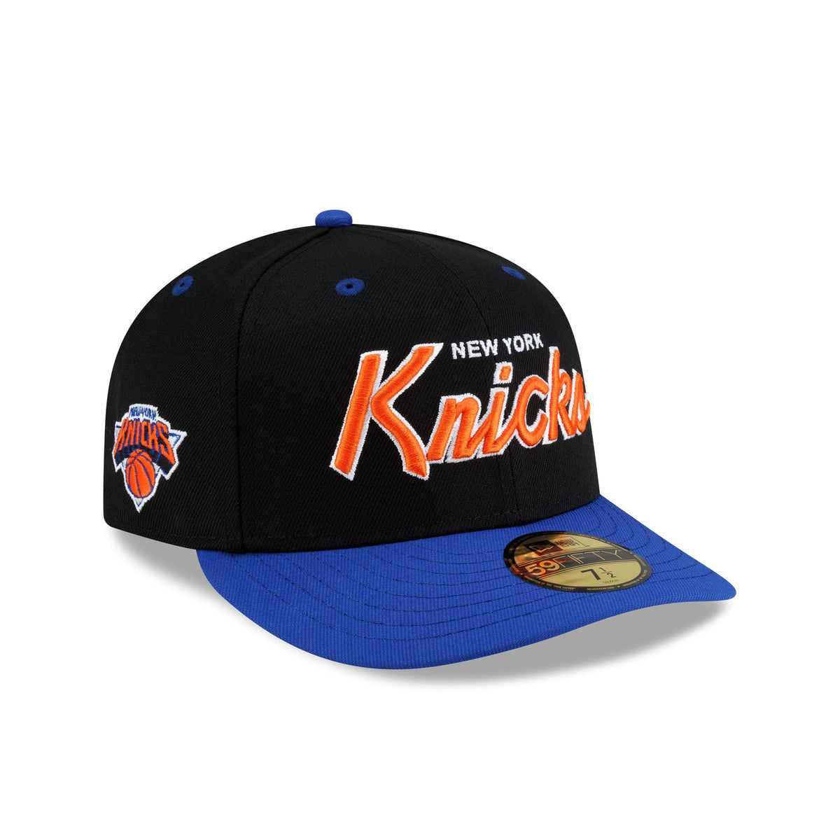 New York Knicks Hardwood Classics 90s Script 59FIFTY Fitted Hat