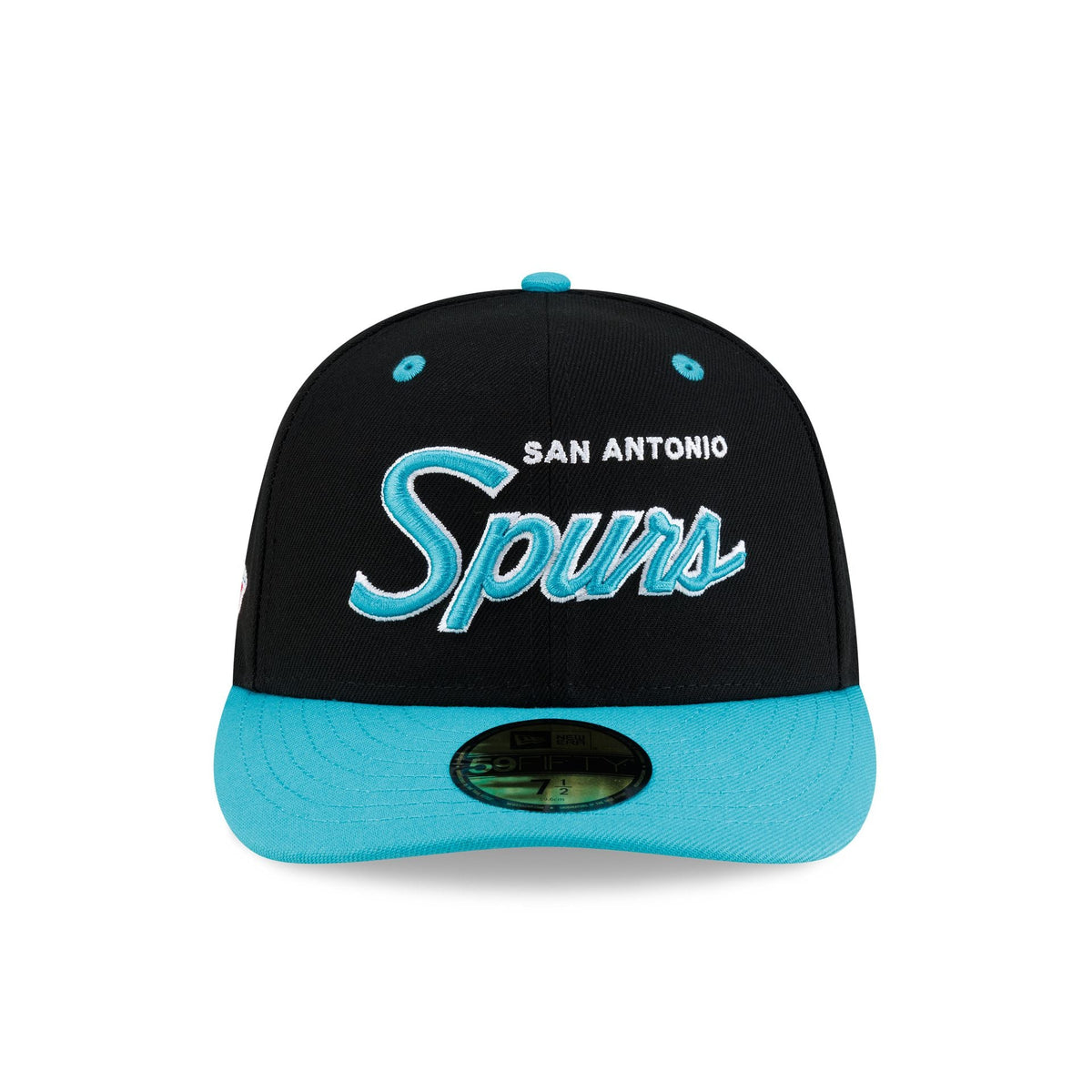 San Antonio Spurs Hardwood Classics 90s Script 59FIFTY Fitted Hat