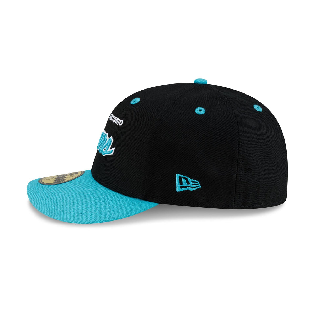 San Antonio Spurs Hardwood Classics 90s Script 59FIFTY Fitted Hat