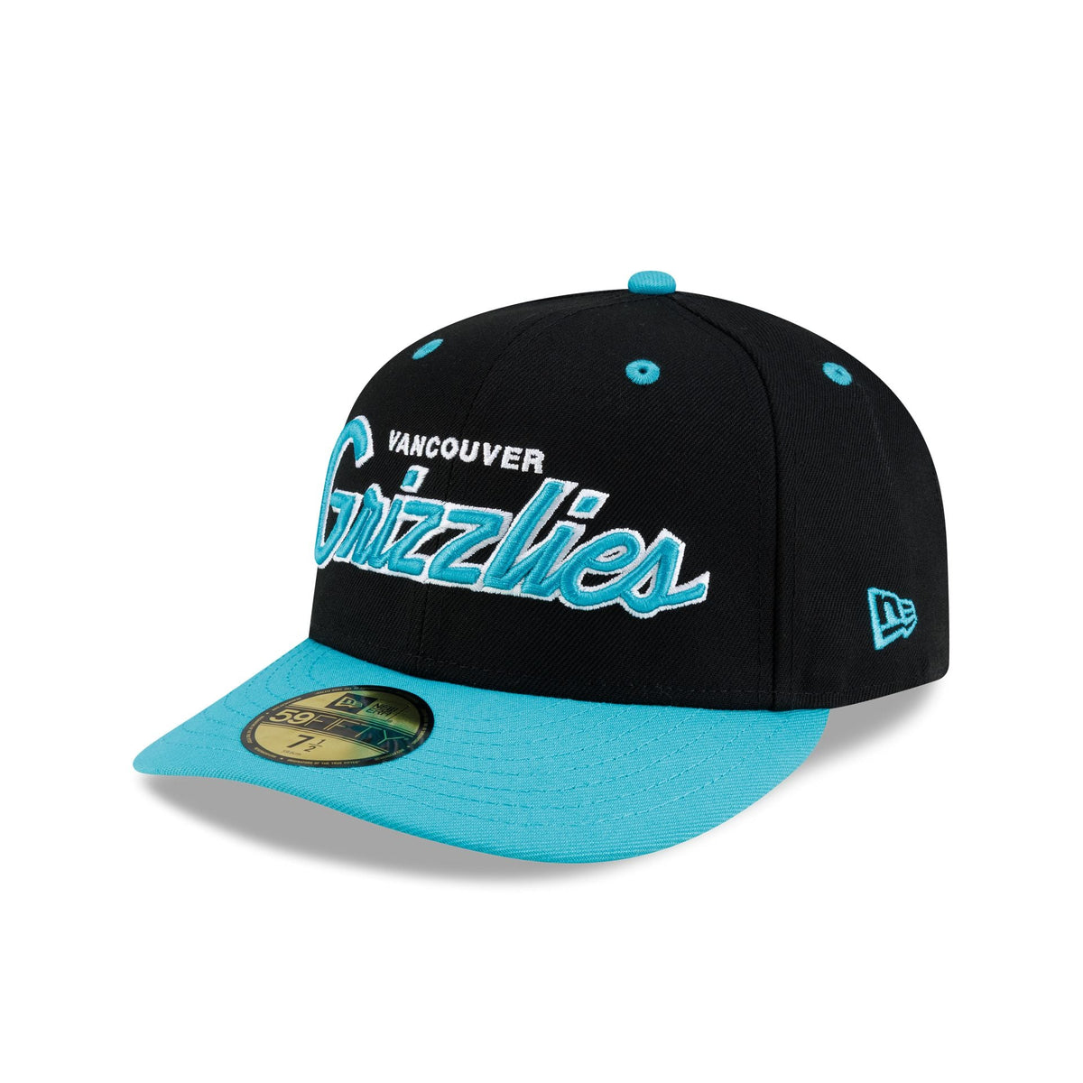Vancouver Grizzlies Hardwood Classics 90s Script 59FIFTY Fitted Hat