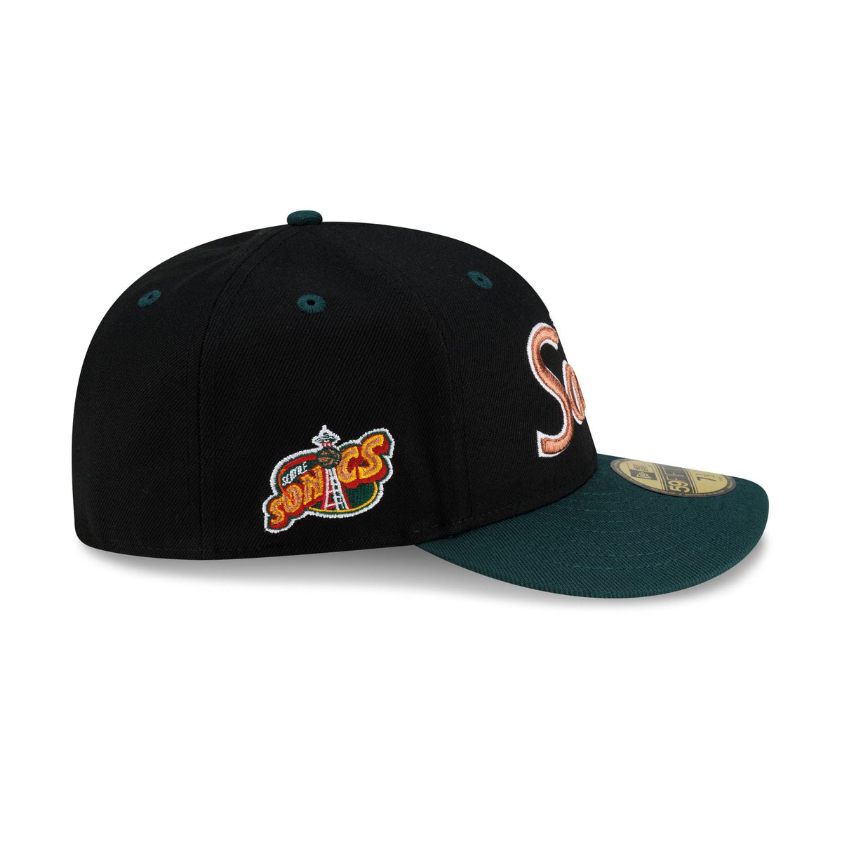 Seattle Supersonics Hardwood Classics 90s Script 59FIFTY Fitted Hat