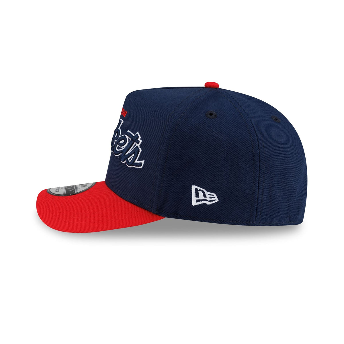 Houston Rockets Hardwood Classics 90s Script 9FIFTY A-Frame Snapback Hat