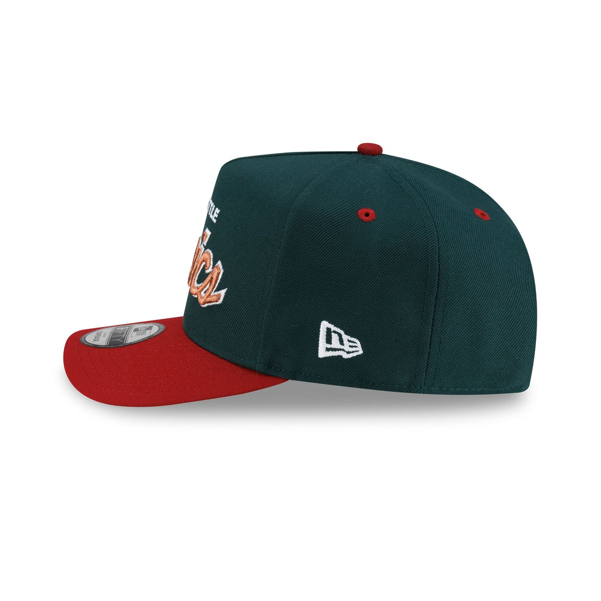Seattle Supersonics Hardwood Classics 90s Script 9FIFTY A-Frame Snapback Hat