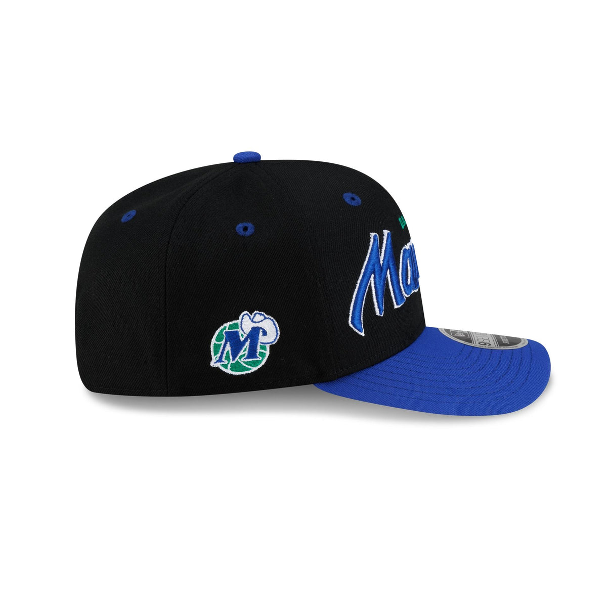 Dallas Mavericks Hardwood Classics 90s Script 9SEVENTY Stretch-Snap Hat