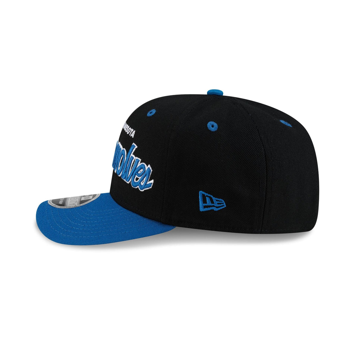 Minnesota Timberwolves Hardwood Classics 90s Script 9SEVENTY Stretch-Snap Hat