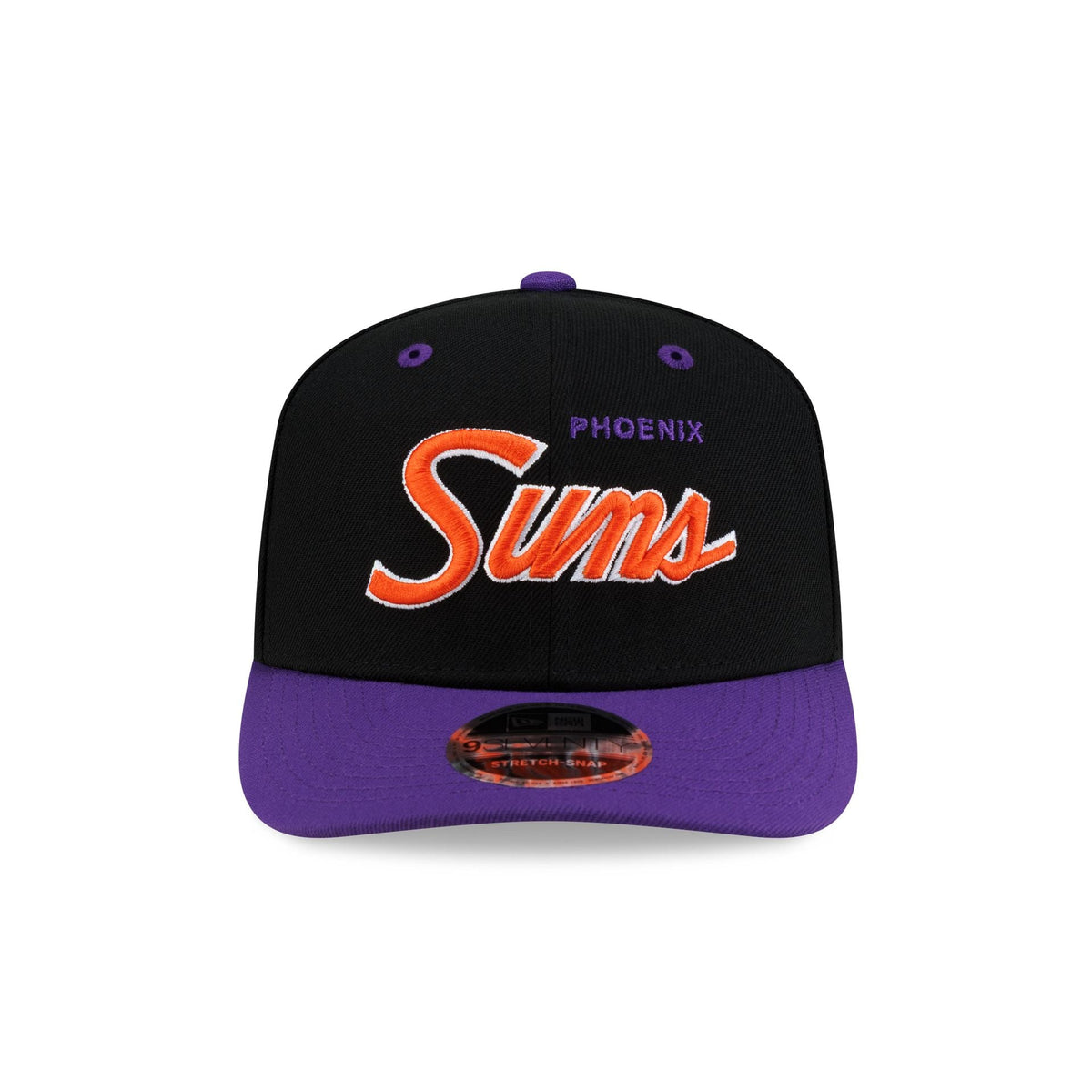 Phoenix Suns Hardwood Classics 90s Script 9SEVENTY Stretch-Snap Hat