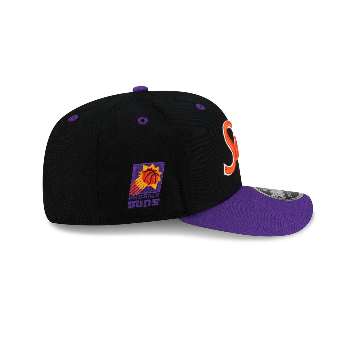 Phoenix Suns Hardwood Classics 90s Script 9SEVENTY Stretch-Snap Hat