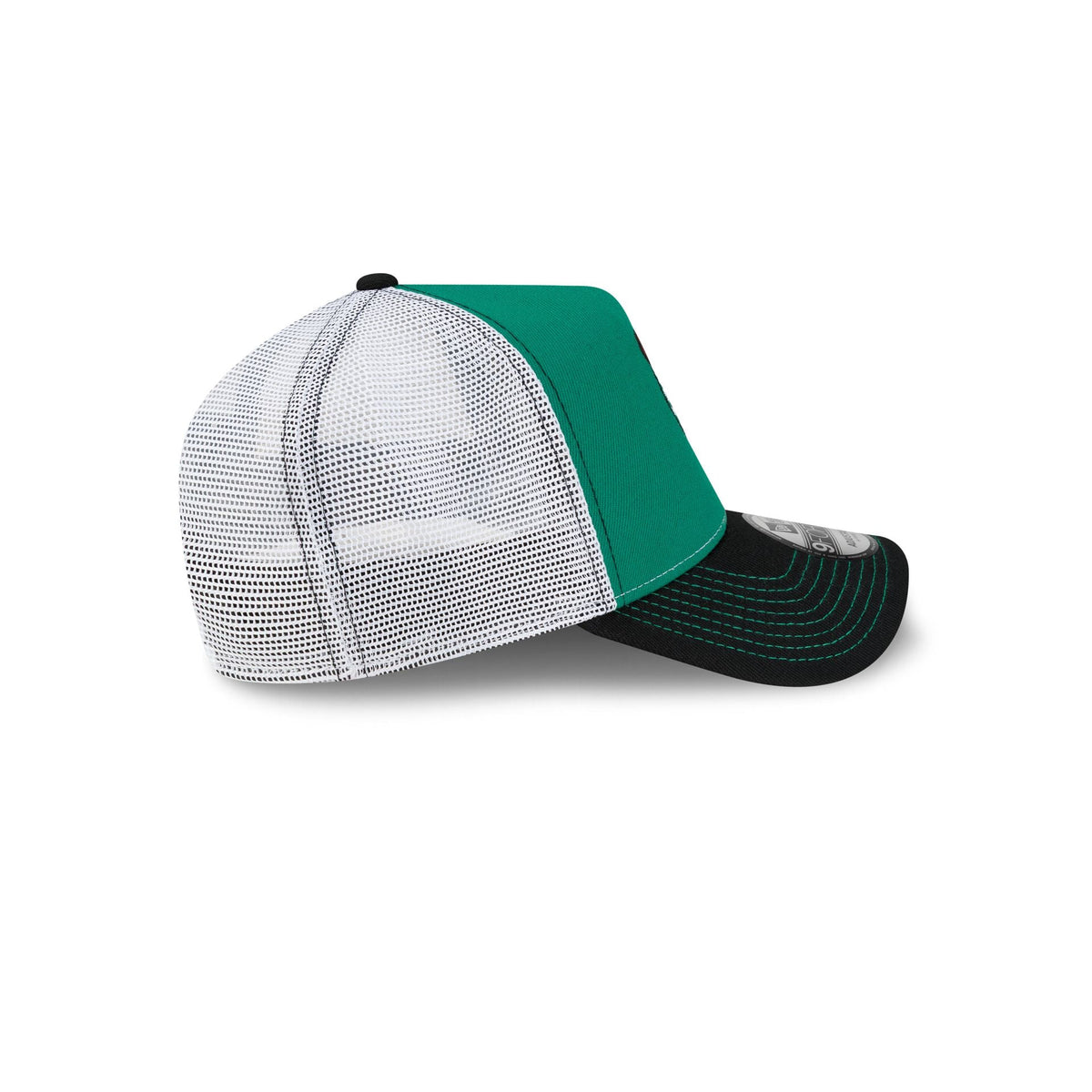 Boston Celtics Hardwood Classics 2000s Contrast Stitch 9FORTY A-Frame Trucker Hat