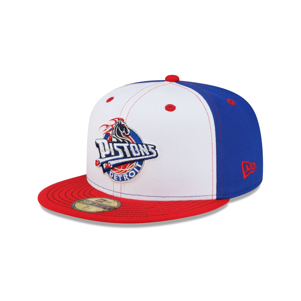 Detroit Pistons Hardwood Classics 2000s White Stitch 59FIFTY Fitted Hat