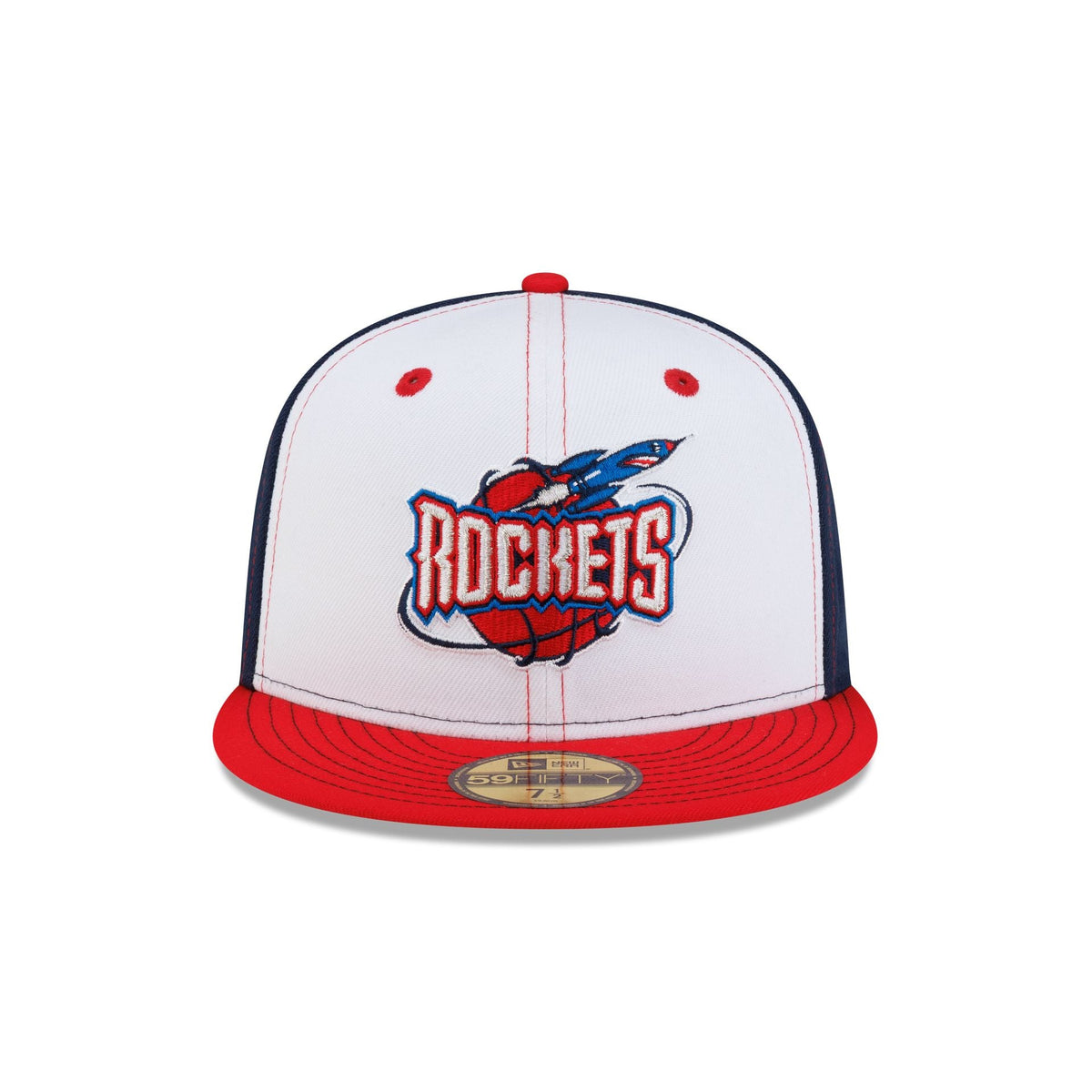 Houston Rockets Hardwood Classics 2000s White Stitch 59FIFTY Fitted Hat