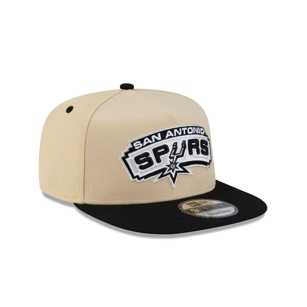 San Antonio Spurs Hardwood Classics 2000s Gold 9FIFTY A-Frame Snapback Hat