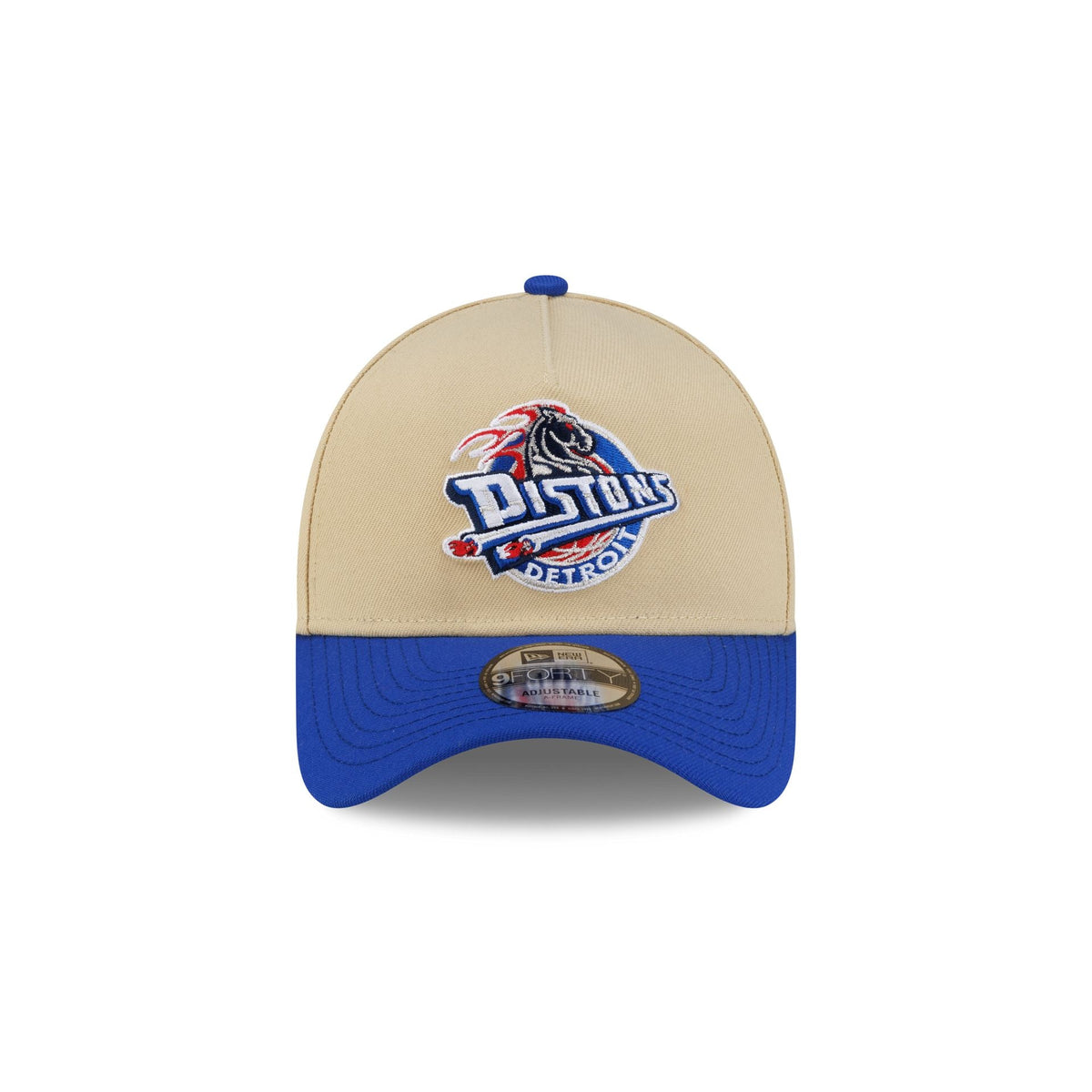 Detroit Pistons Hardwood Classics 2000s Gold 9FORTY A-Frame Snapback Hat