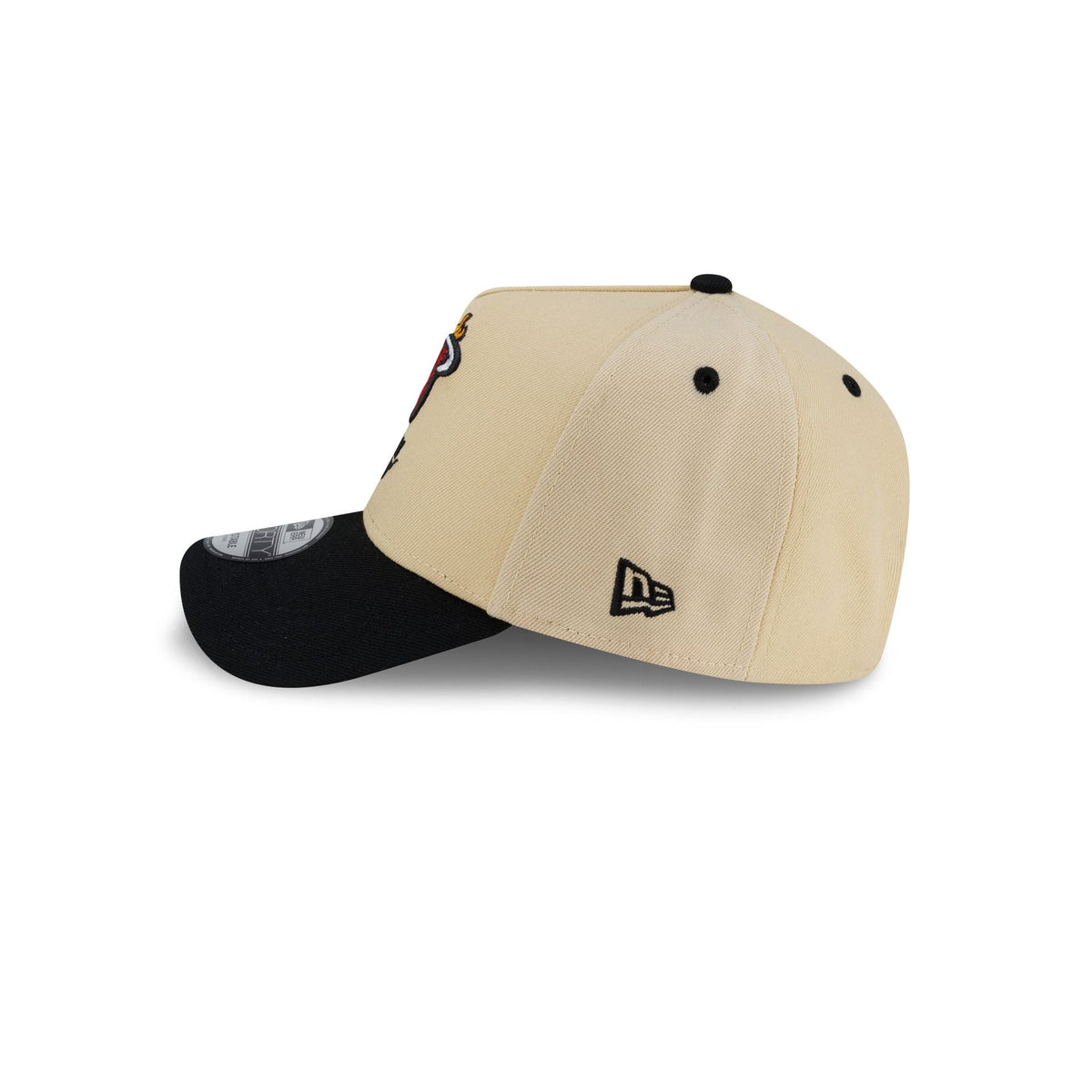 Miami Heat Hardwood Classics 2000s Gold 9FORTY A-Frame Snapback Hat