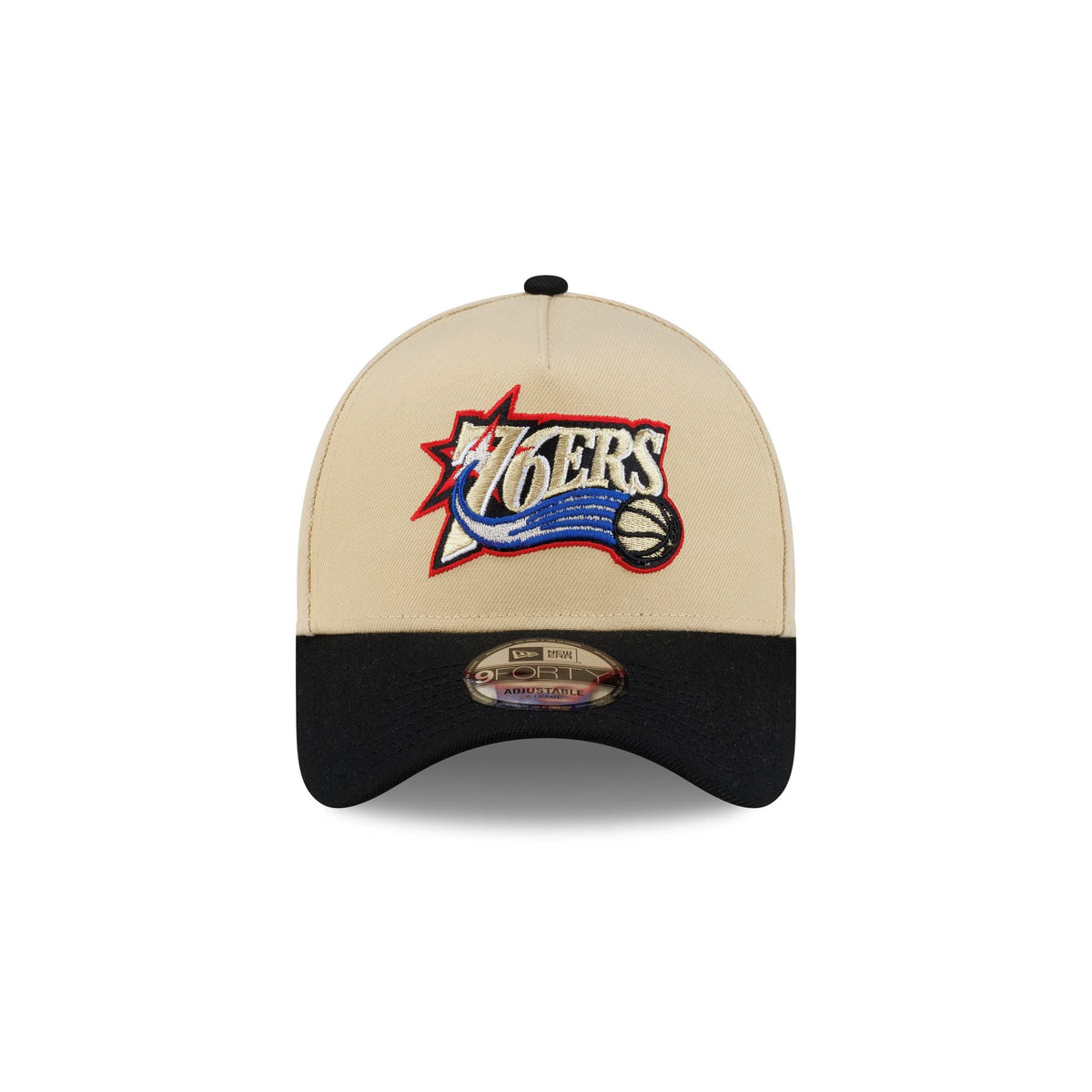 Philadelphia 76ers Hardwood Classics 2000s Gold 9FORTY A-Frame Snapback Hat
