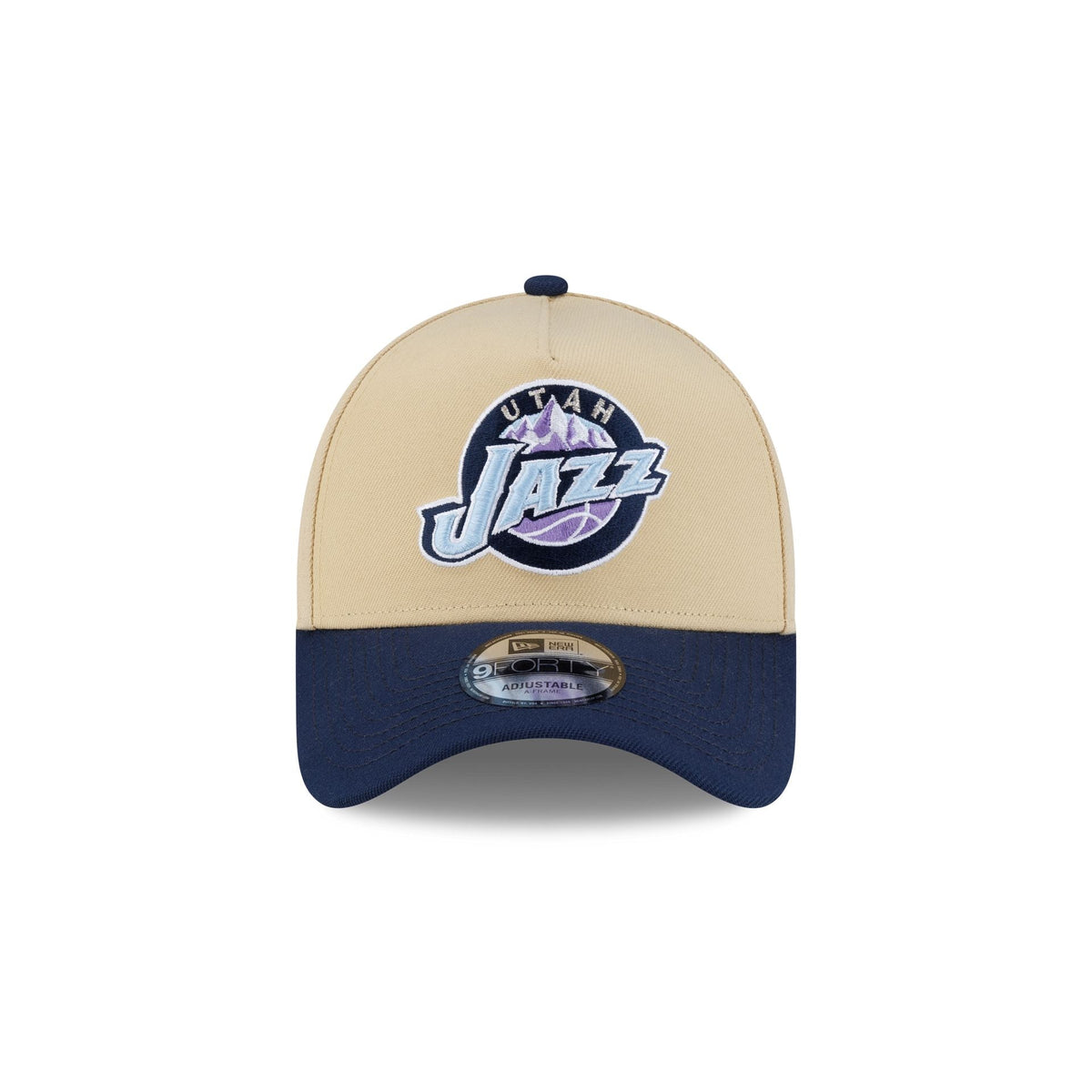 Utah Jazz Hardwood Classics 2000s Gold 9FORTY A-Frame Snapback Hat
