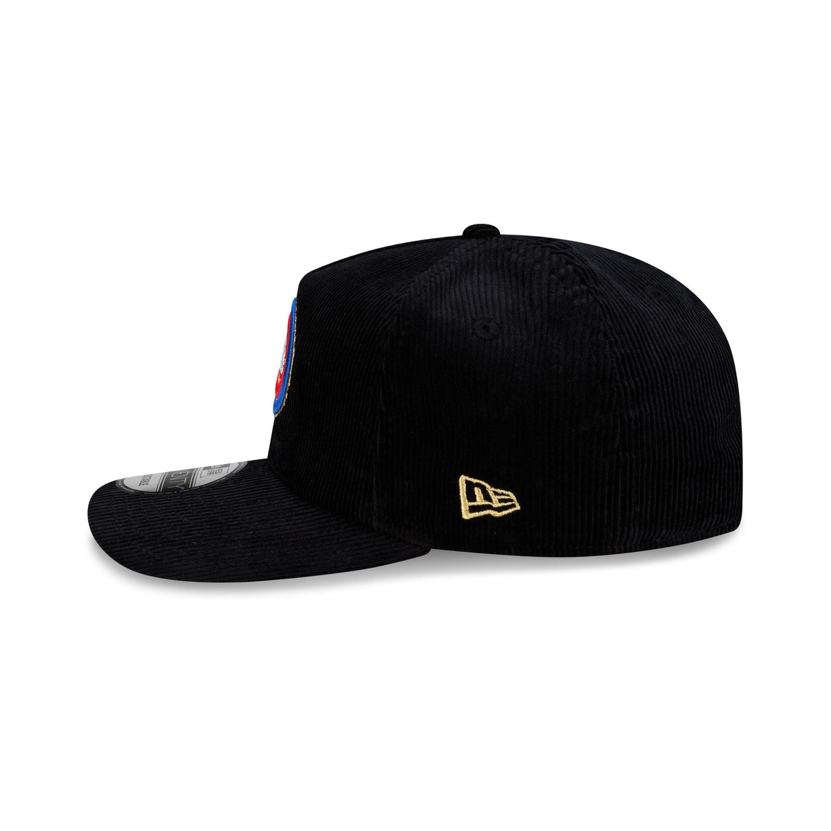 Detroit Pistons 1989 Finals Black & Gold Corduroy 19TWENTY Adjustable Hat