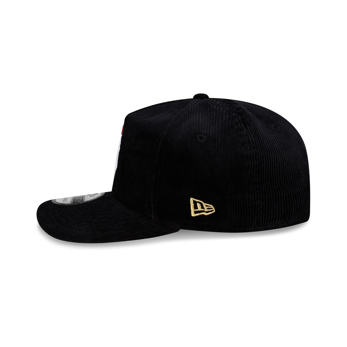 Portland Trail Blazers 1990 Finals Black & Gold Corduroy 19TWENTY Adjustable Hat