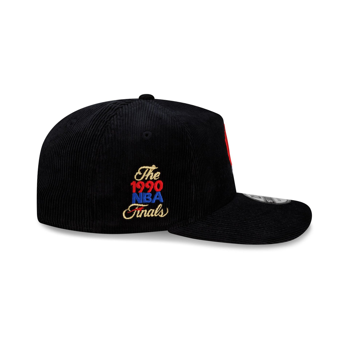 Portland Trail Blazers 1990 Finals Black & Gold Corduroy 19TWENTY Adjustable Hat