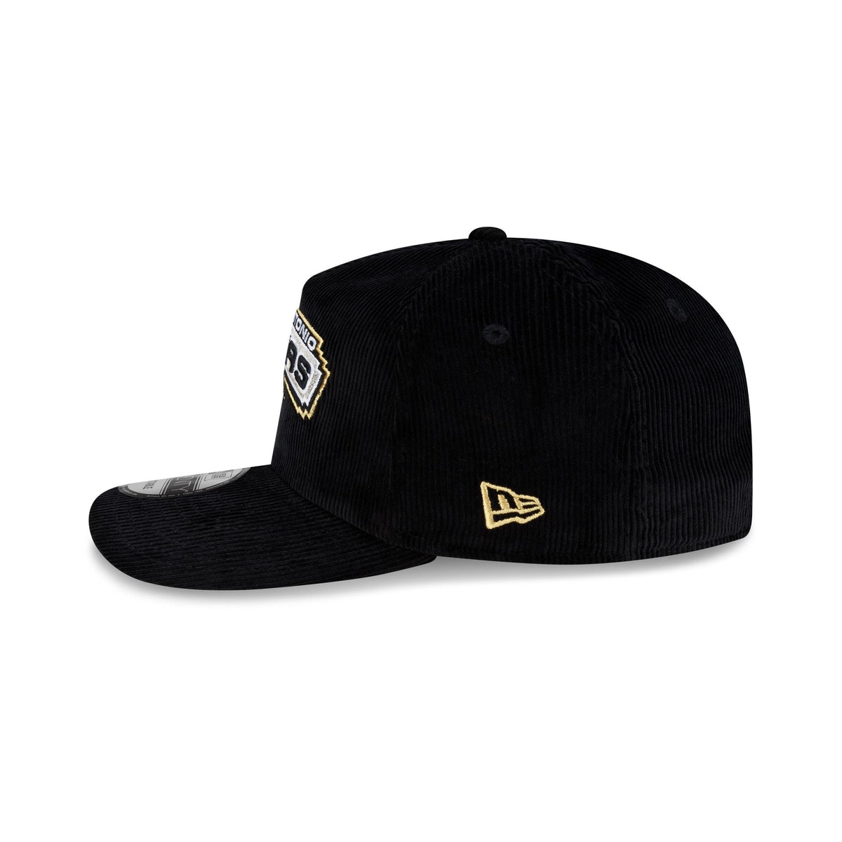 San Antonio Spurs 2003 Finals Black & Gold Corduroy 19TWENTY Adjustable Hat
