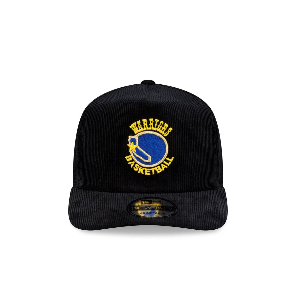Golden State Warriors 1975 Finals Black & Gold Corduroy 19TWENTY Adjustable Hat