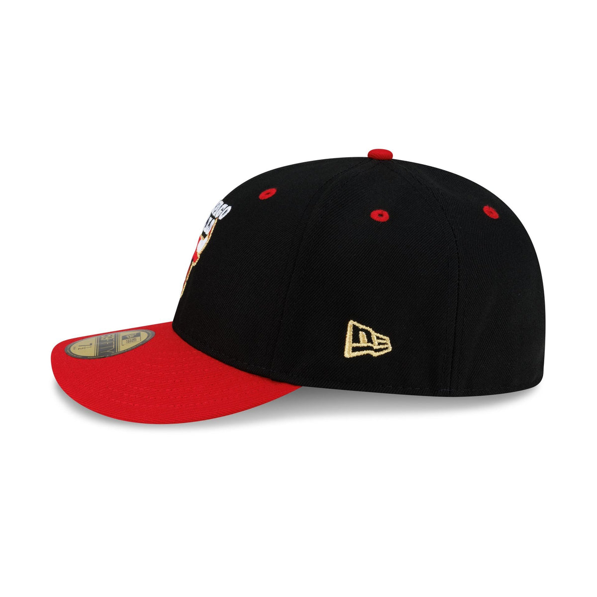 Chicago Bulls 1998 Finals Black & Gold 59FIFTY Fitted Hat