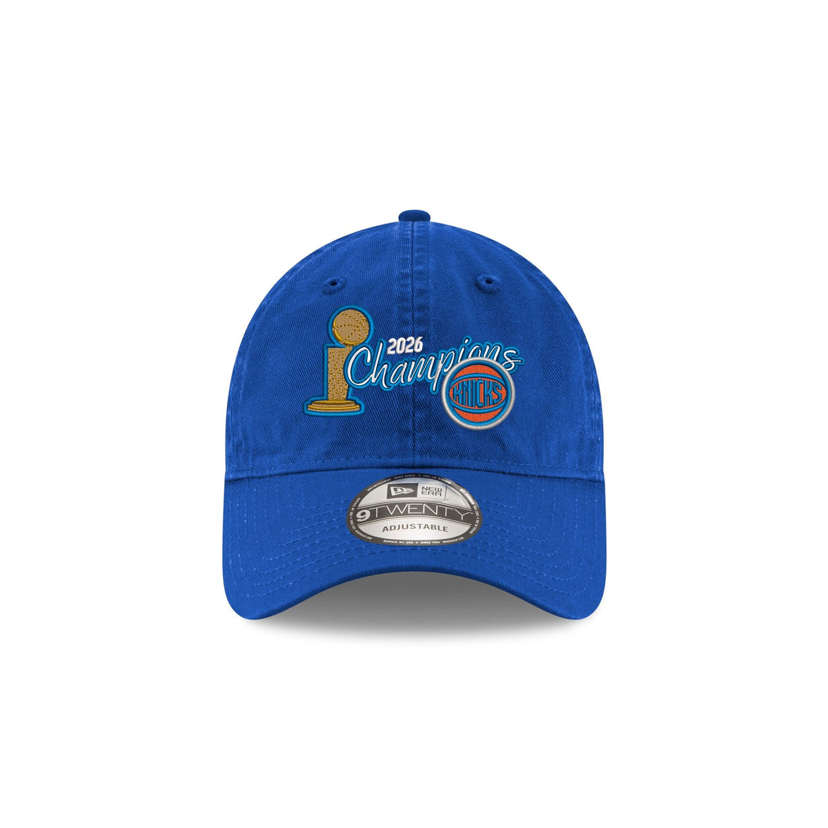 New York Knicks 2026 Champions Script 9TWENTY Adjustable Hat