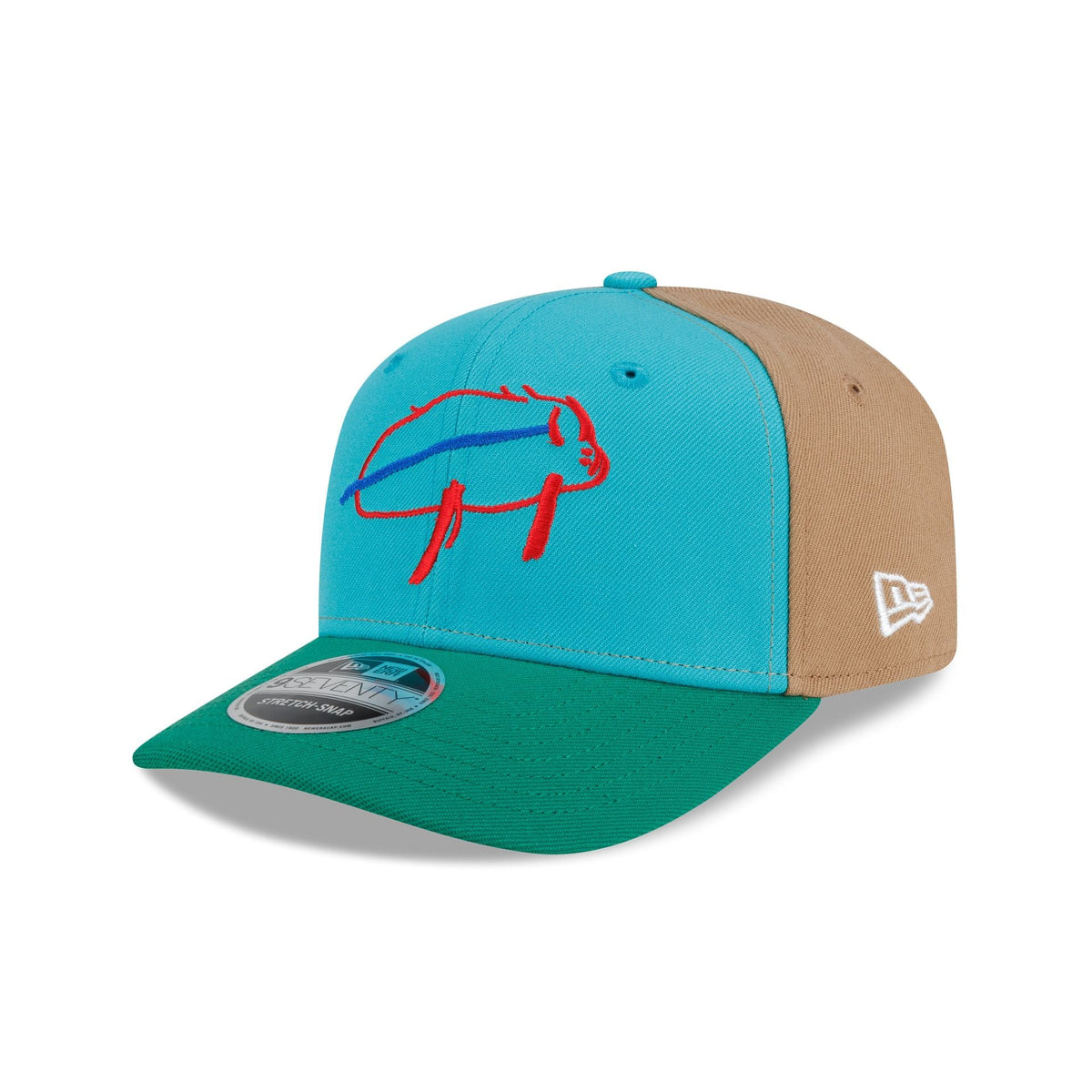 Buffalo Bills Billustration by Killian 9SEVENTY Stretch-Snap Hat