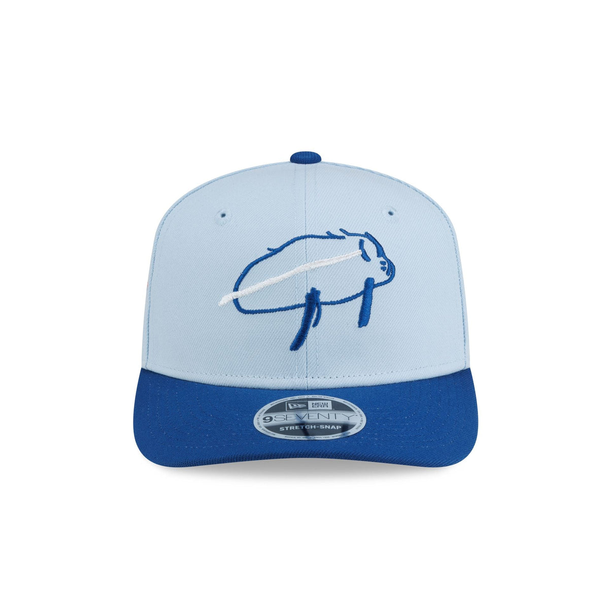 Buffalo Bills Billustration by Grace 9SEVENTY Stretch-Snap Hat